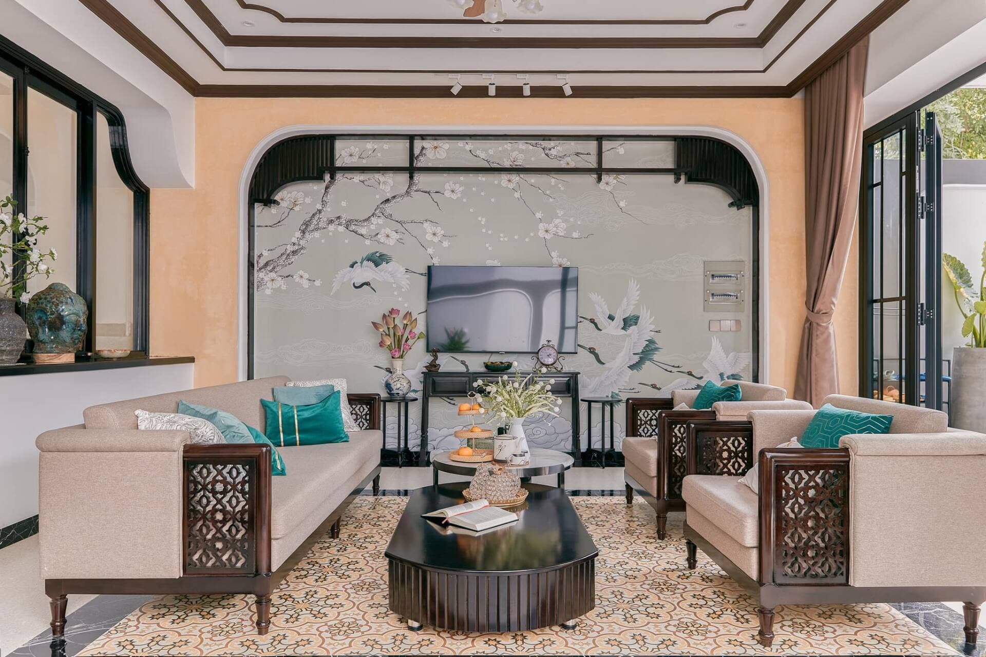 Vợ chồng 9x Đà Nẵng chi 8 tỷ xây biệt thự theo phong cách Indochine