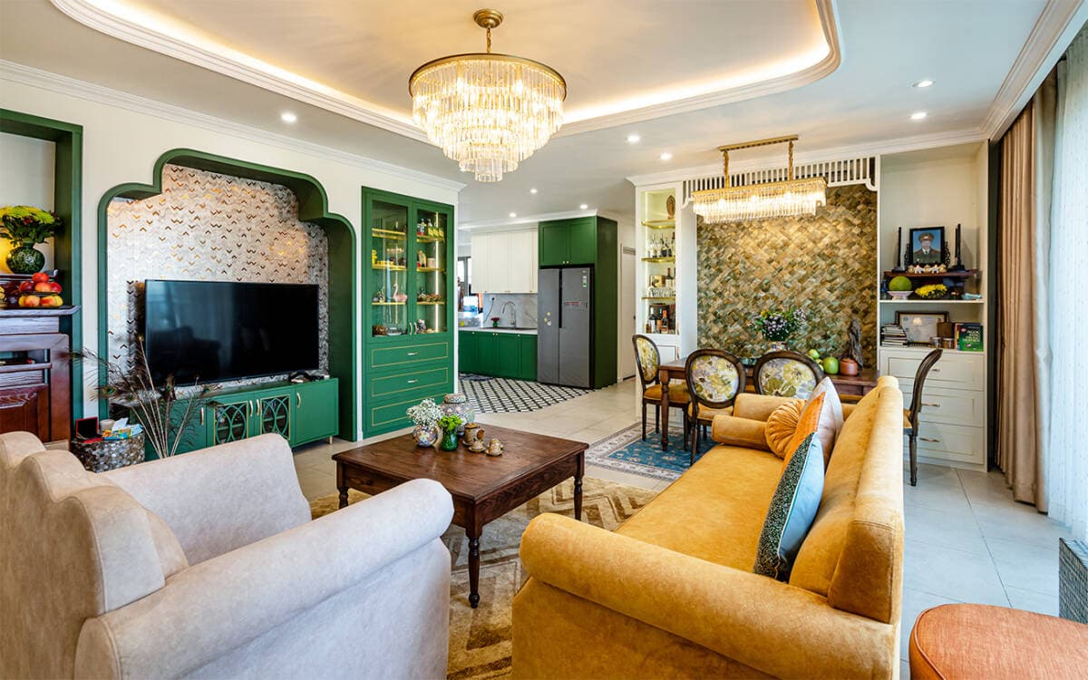 Căn hộ 95m2 phong cách Đông Dương cách tân của nữ doanh nhân tại Quận 7