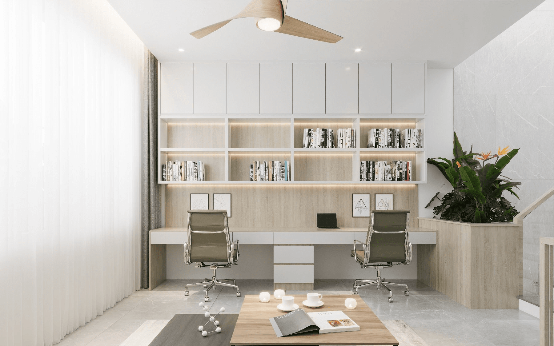 Kinh nghiệm thiết kế không gian làm việc tại nhà