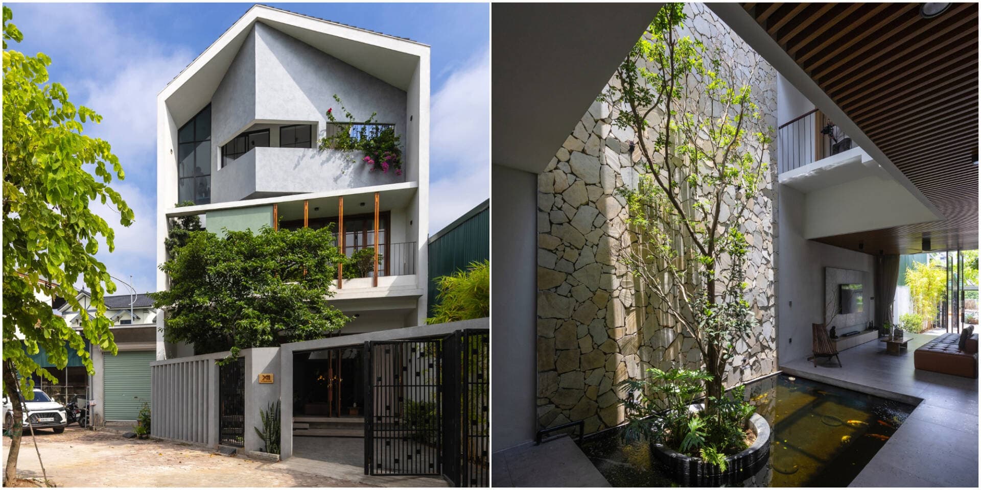 Ngôi nhà ven sông Đuống gắn kết trọn vẹn với thiên nhiên của gia đình 3 thế hệ