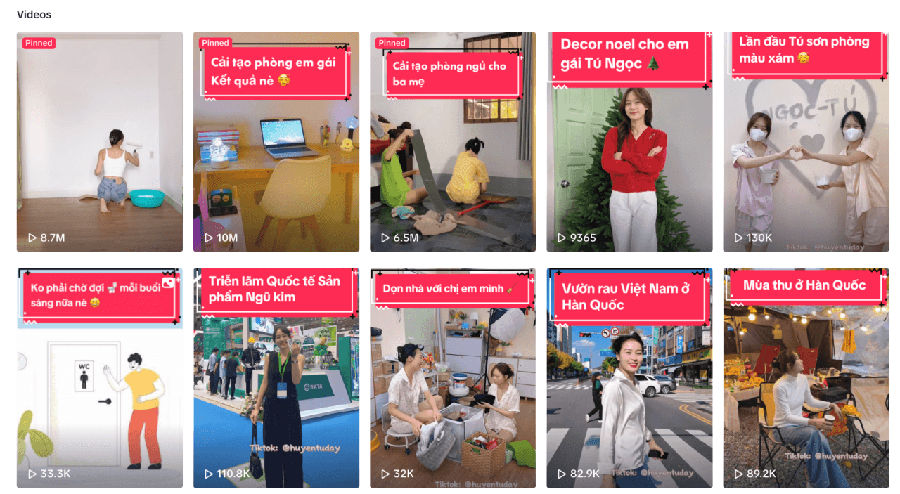 Trang trí nhà đẹp như mơ nhờ học hỏi các TikToker yêu nhà nổi tiếng