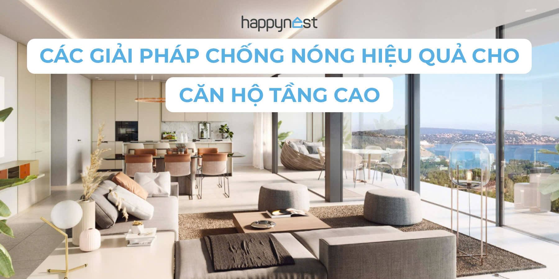 Giải nhiệt mùa hè cho căn hộ tầng cao: Từ rèm cửa đến ban công xanh