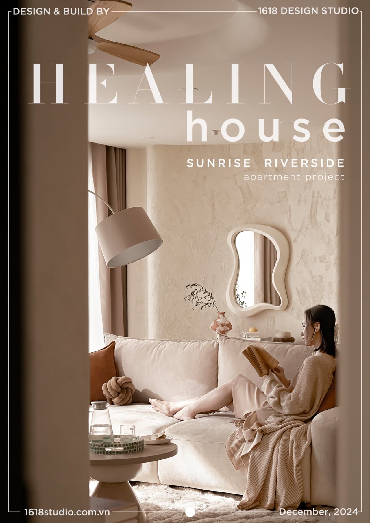 Healing House: Căn hộ tối giản mang sắc beige ấm áp, chữa lành cảm xúc và kết nối gia đình