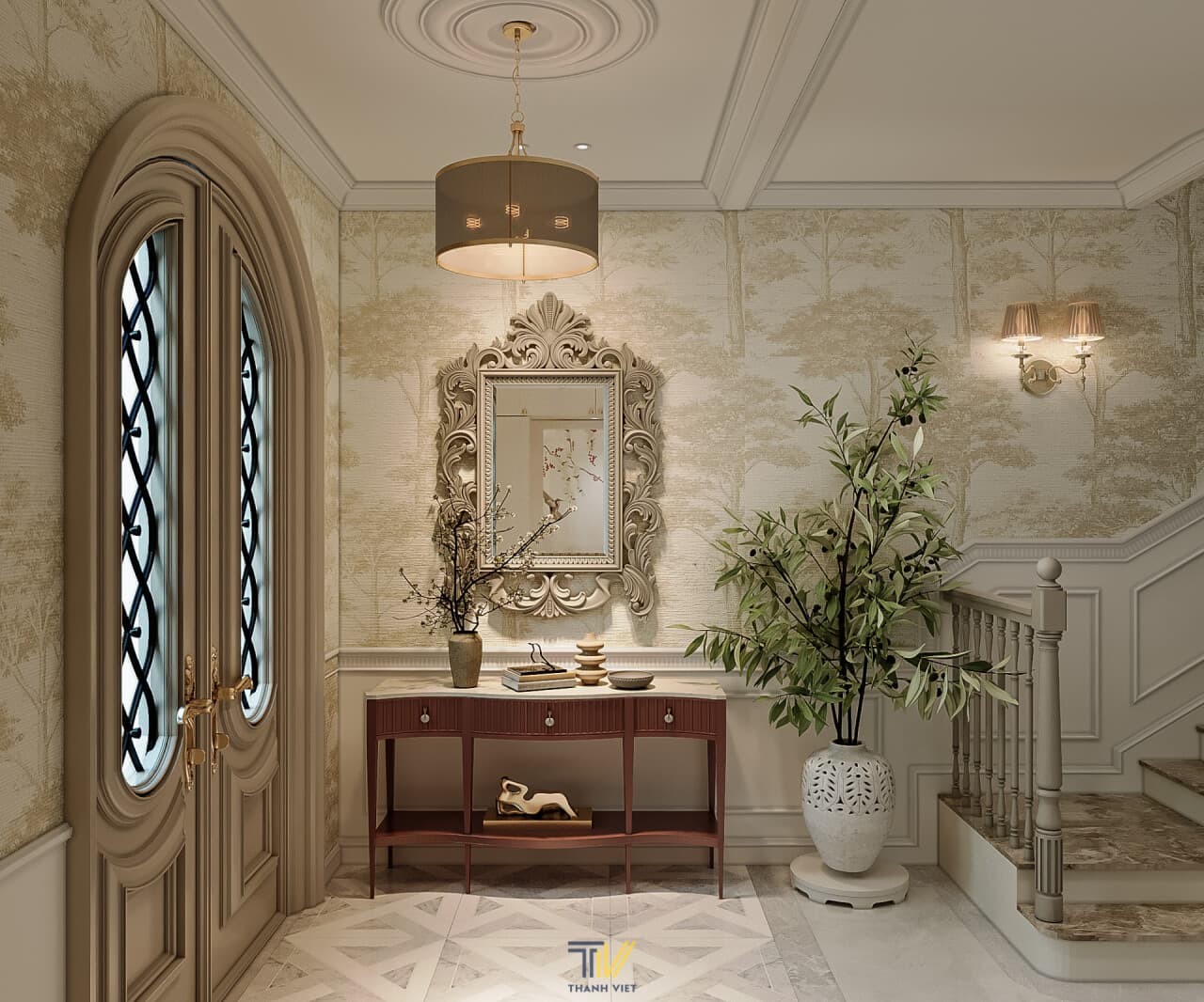 Thiết kế nội thất biệt thự Verde Villa phong cách Âu Mỹ