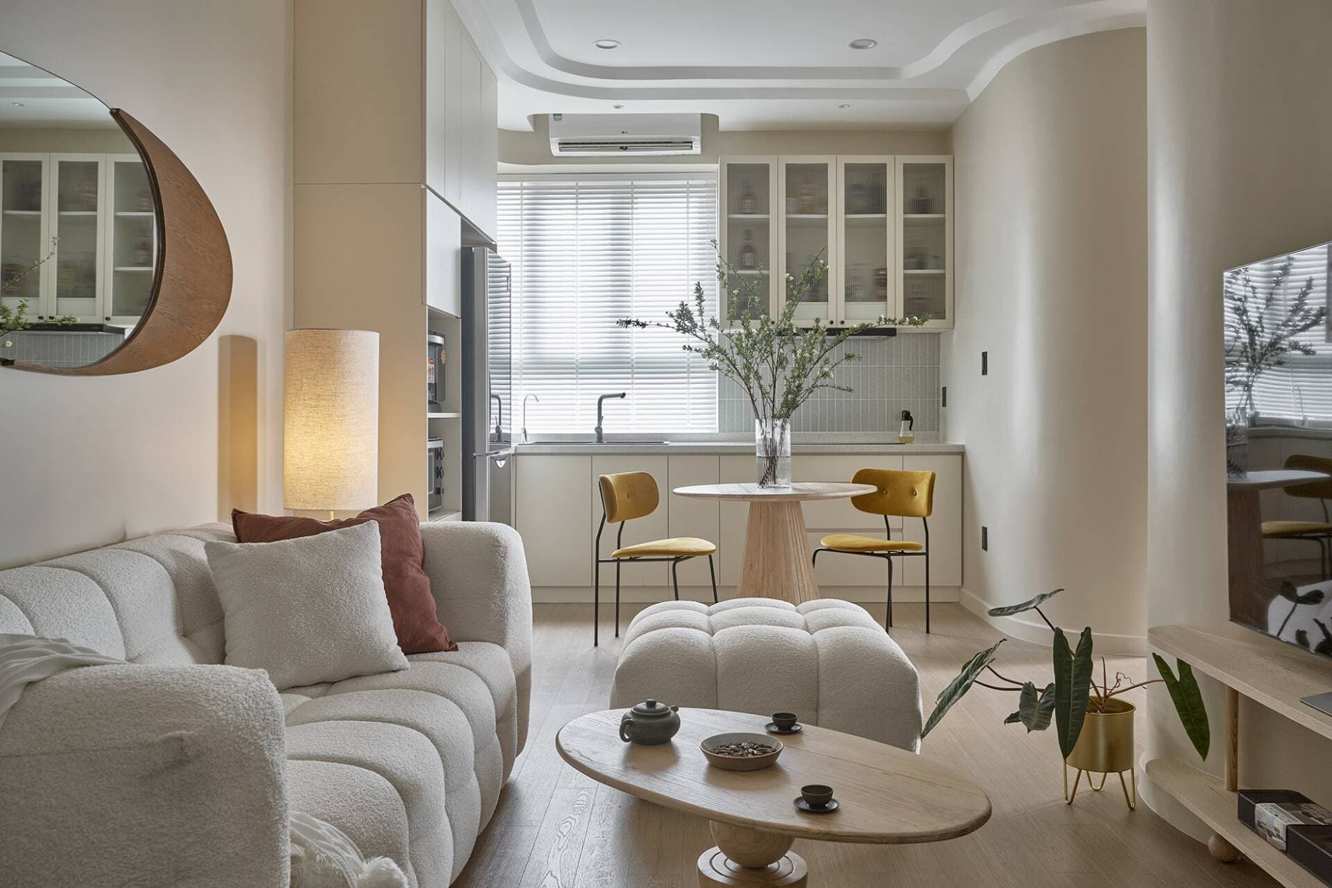 Căn hộ 74m2 hài hòa giữa hai tâm hồn đối lập