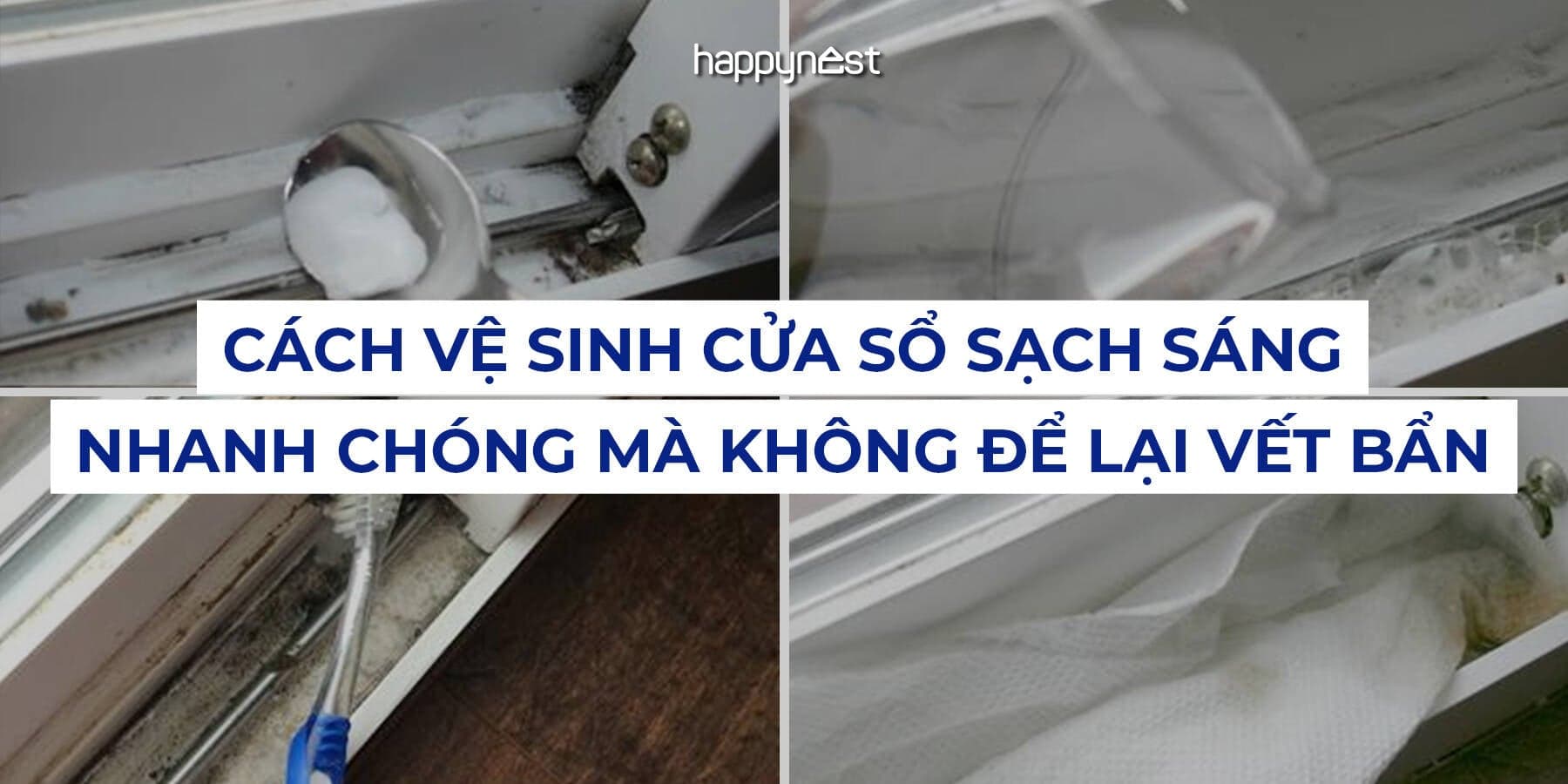 Cách vệ sinh cửa sổ sáng bóng chỉ với vài vật dụng sẵn có trong bếp