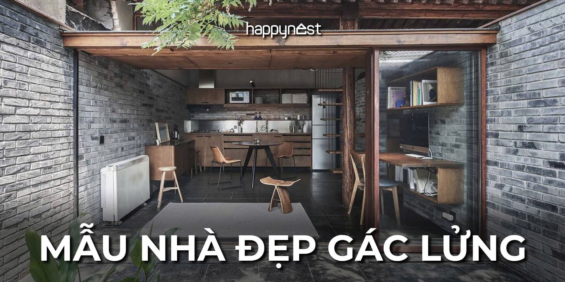 Mẫu nhà gác lửng đẹp 2026 kèm ảnh thực tế (cập nhật)