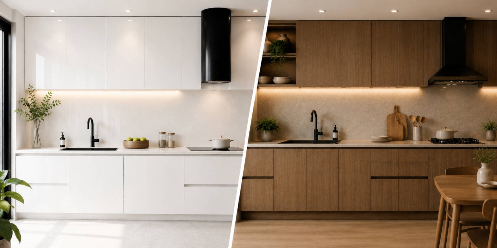 Nên làm tủ bếp nhựa hay MDF? KTS tư vấn cách chọn vật liệu bền, đẹp và tiết kiệm chi phí