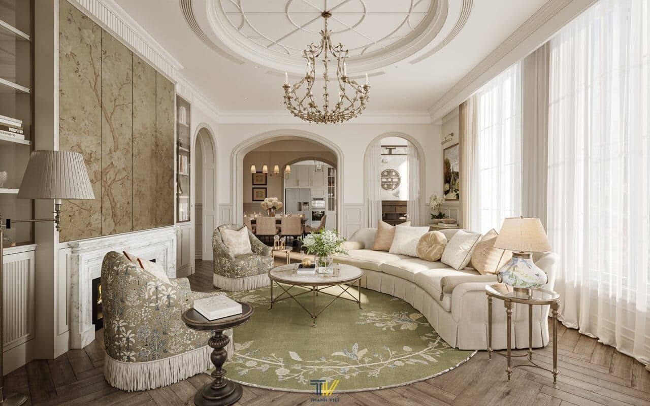 Thiết kế nội thất căn hộ Serene House 190m2 tại The Manor Mễ Trì