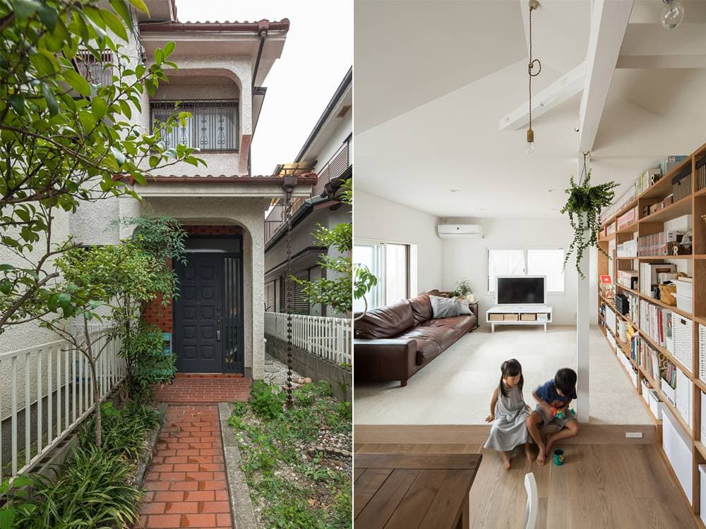 Từ một căn nhà Nhật kiểu cũ, S House đã trở lên hiện đại và tươi mới hơn nhờ phân bổ lại không gian chức năng