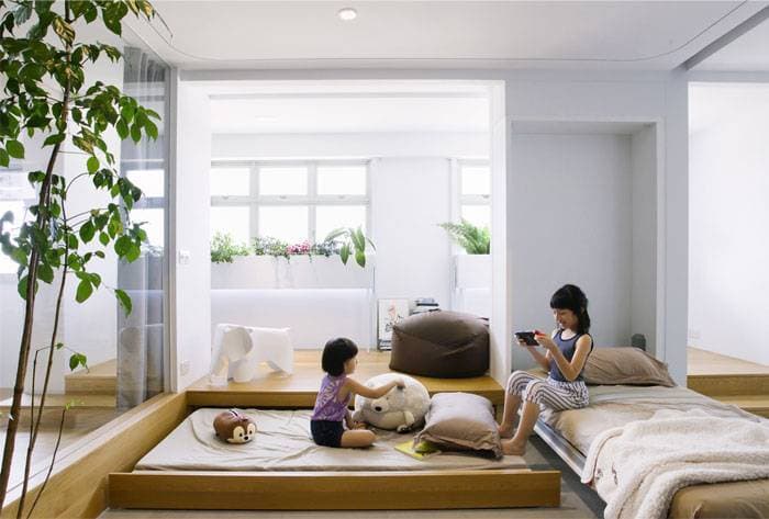 House in a flat - Căn hộ 110m2 với lối thiết kế mở dành cho gia đình có trẻ nhỏ
