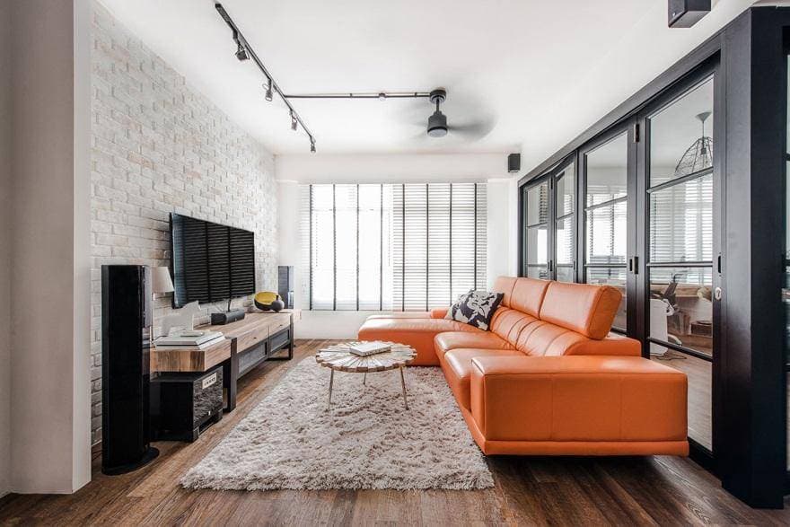 Căn hộ Yishun Avenue 9 như một gam màu Scandinavian phá cách và hiện đại