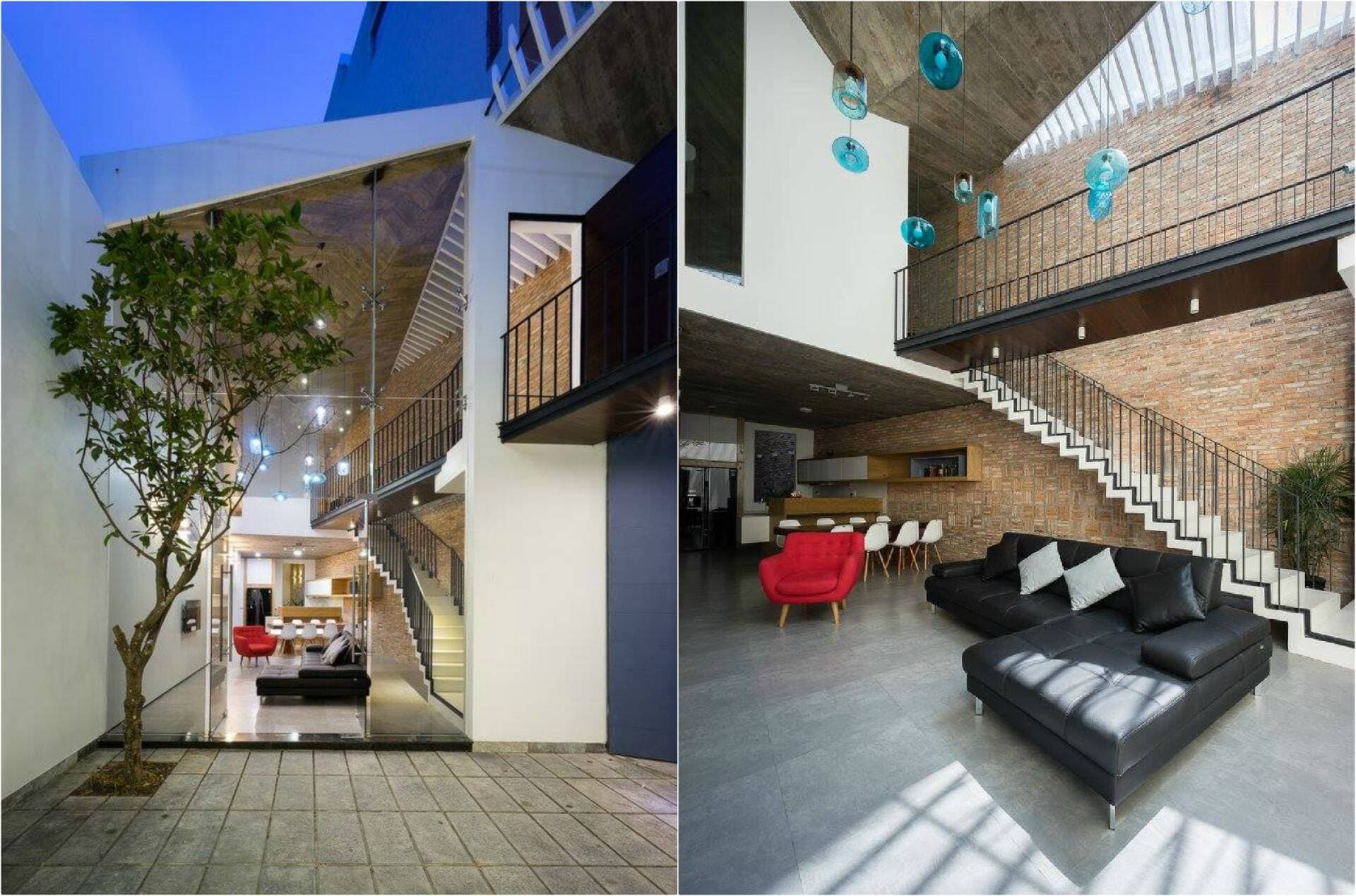 3 Houses - “Hô biến” mặt bằng gấp khúc trở thành căn nhà 3 gian sống chan hoà với tự nhiên