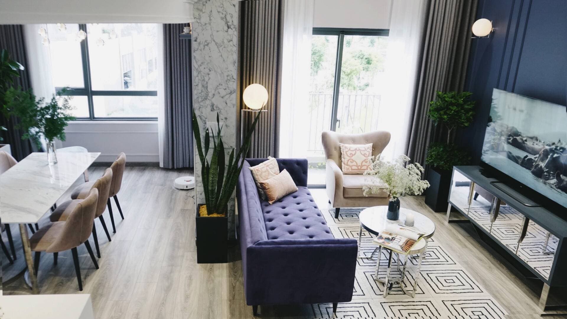 Khám phá sự độc đáo bên trong căn hộ Duplex Thảo Điền với không gian đậm chất Neoclassical
