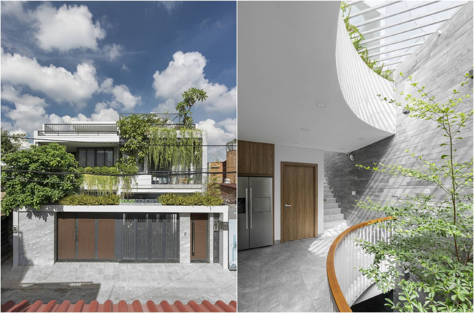 SNOW House - Nhà ống đa năng kết hợp văn phòng, sở hữu thiết kế sáng thoáng, gần gũi với thiên nhiên