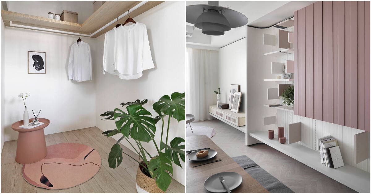Cải tạo căn hộ 73m2 theo phong cách Bắc Âu dành cho cặp đôi thích sự lãng mạn và ngọt ngào