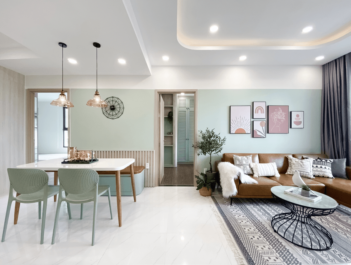 Căn hộ 85m2 sử dụng giải pháp nội thất thông minh để tối ưu diện tích