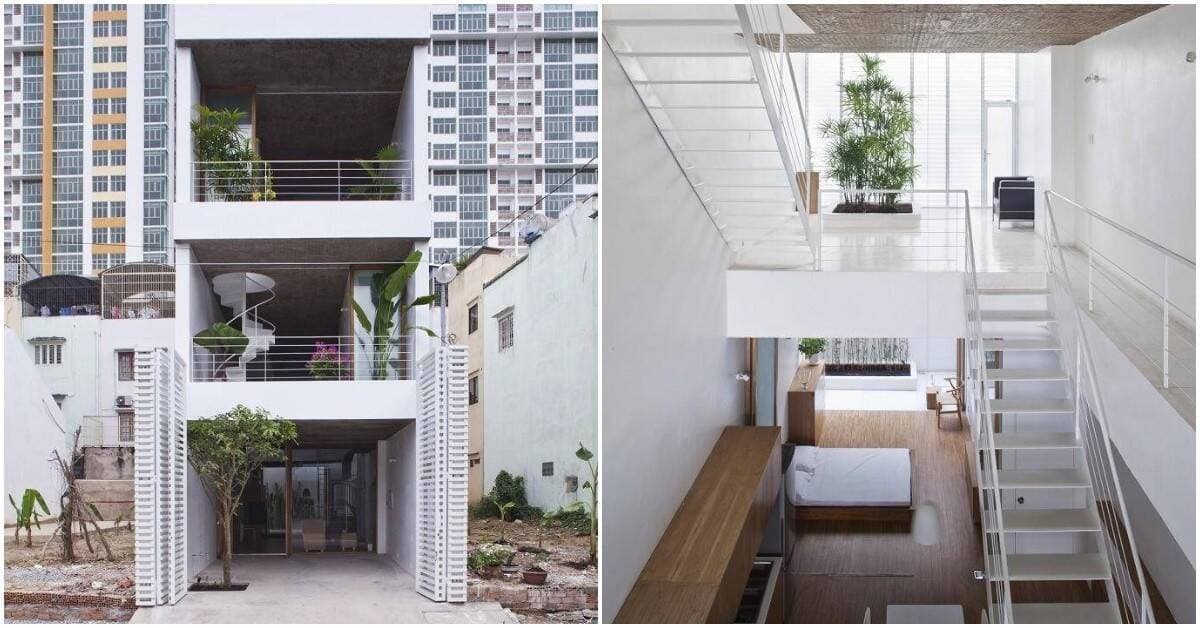 Nhà ống 4x21m sở hữu khoảng không hứng gió, hứng sáng thông minh và độc đáo