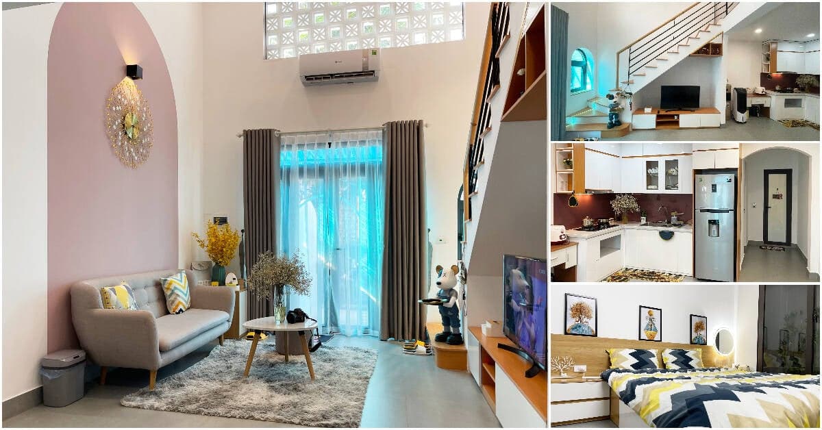 Nhà 1 tầng 1 lửng trong ngõ, là không gian sống ấm cúng của gia đình trẻ