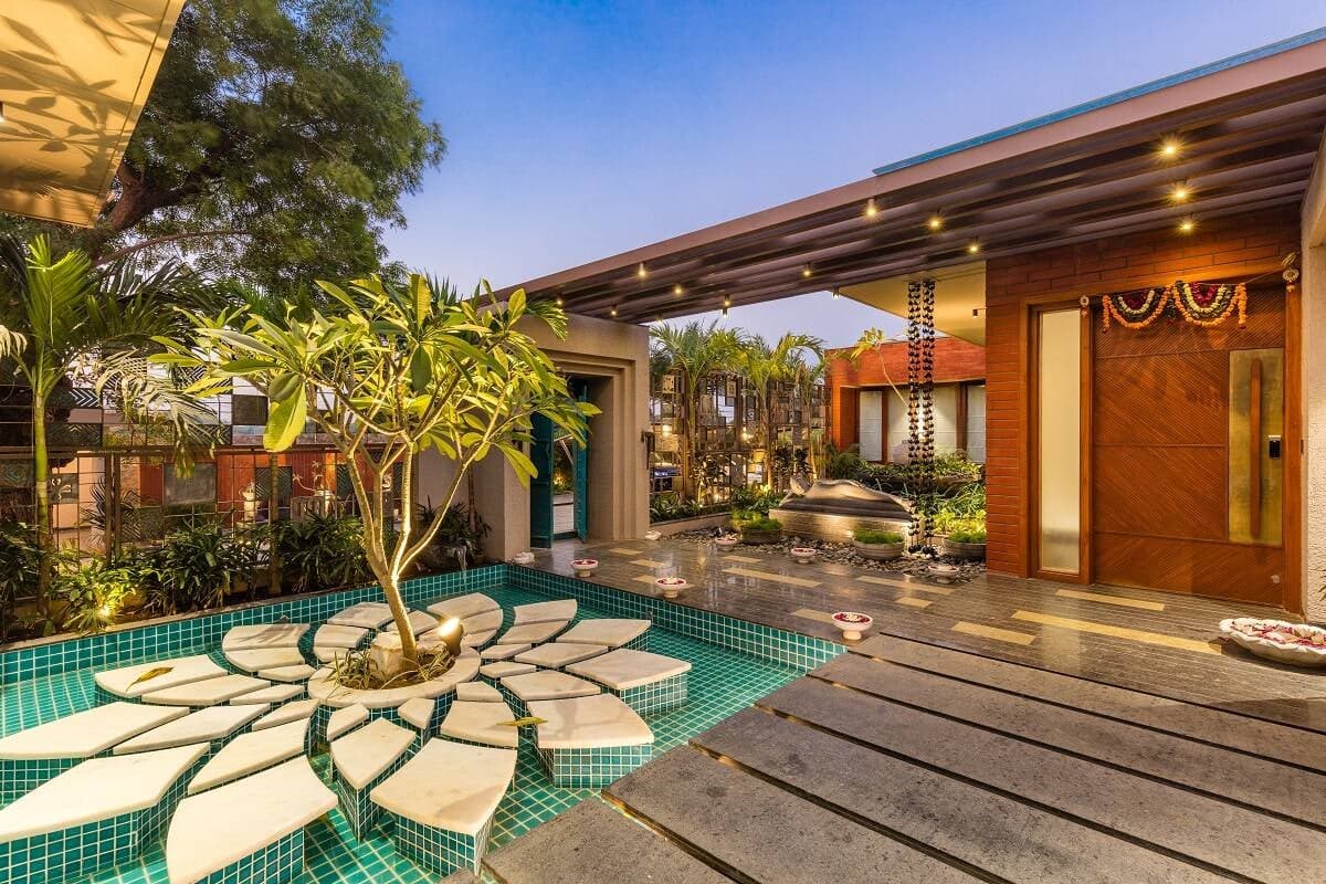 Biệt thự hoa sen, nơi gia chủ tìm thấy sự an yên và thư thái
