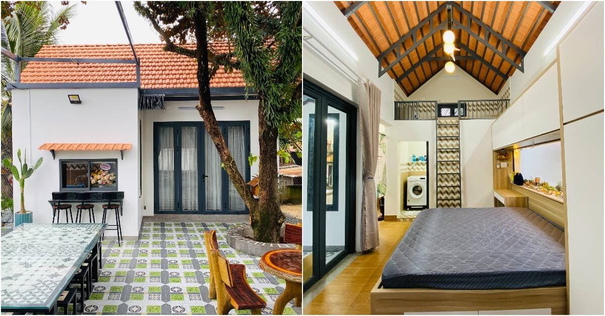 Nhà 30m2 chi phí 250 triệu của nam KTS có sân vườn rộng ở Tây Ninh