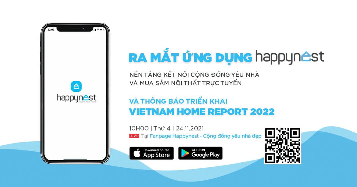 Ra mắt ứng dụng Happynest và Công bố triển khai Vietnam Home Report 2022