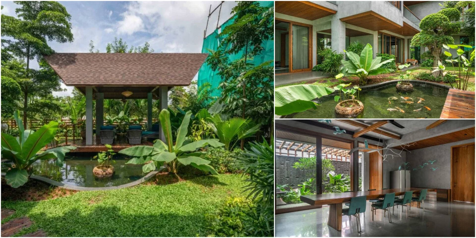 Căn nhà rộng 8.000m2 thiết kế theo kiểu biệt thự nông thôn nhiệt đới xanh mát