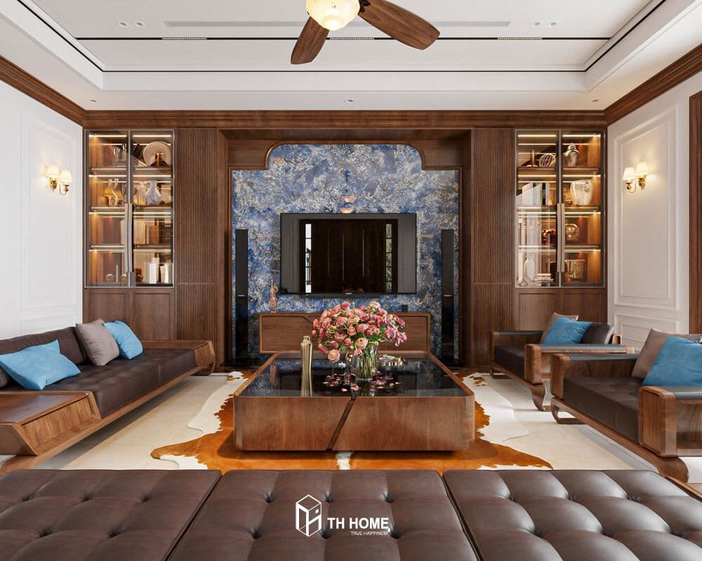 Kinh nghiệm lựa chọn kích thước sofa gỗ óc chó phù hợp