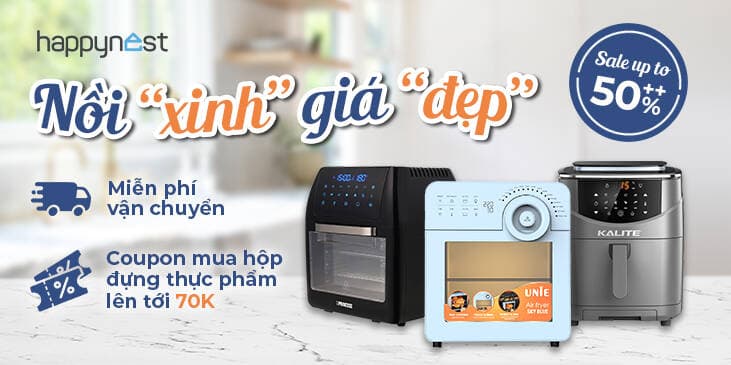 List nồi cơm điện, nồi hầm, nồi chiên không dầu giảm đến 71% (phần 2)