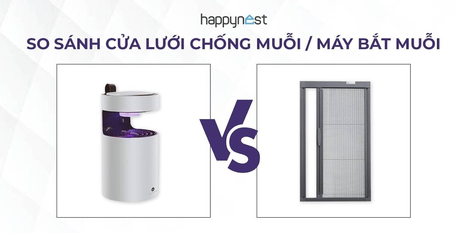 Nên dùng cửa lưới chống muỗi hay máy bắt muỗi?