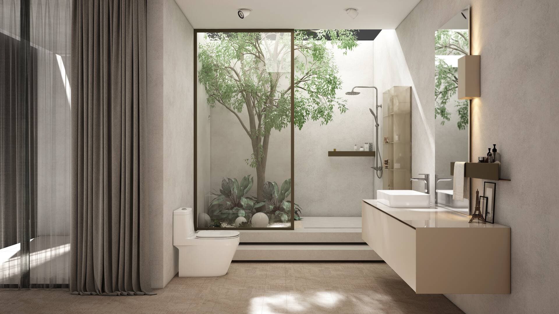 Biến phòng tắm thành spa thư giãn tại nhà