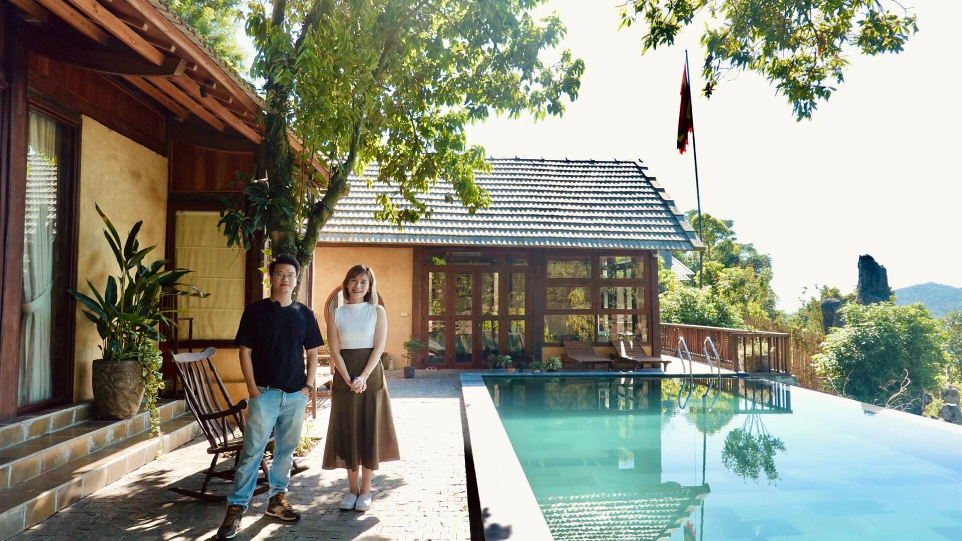 Nhà nghỉ dưỡng 7200m2 có địa thế tựa non - ngoạn thuỷ ở ngoại thành Hà Nội của gia đình 3 người