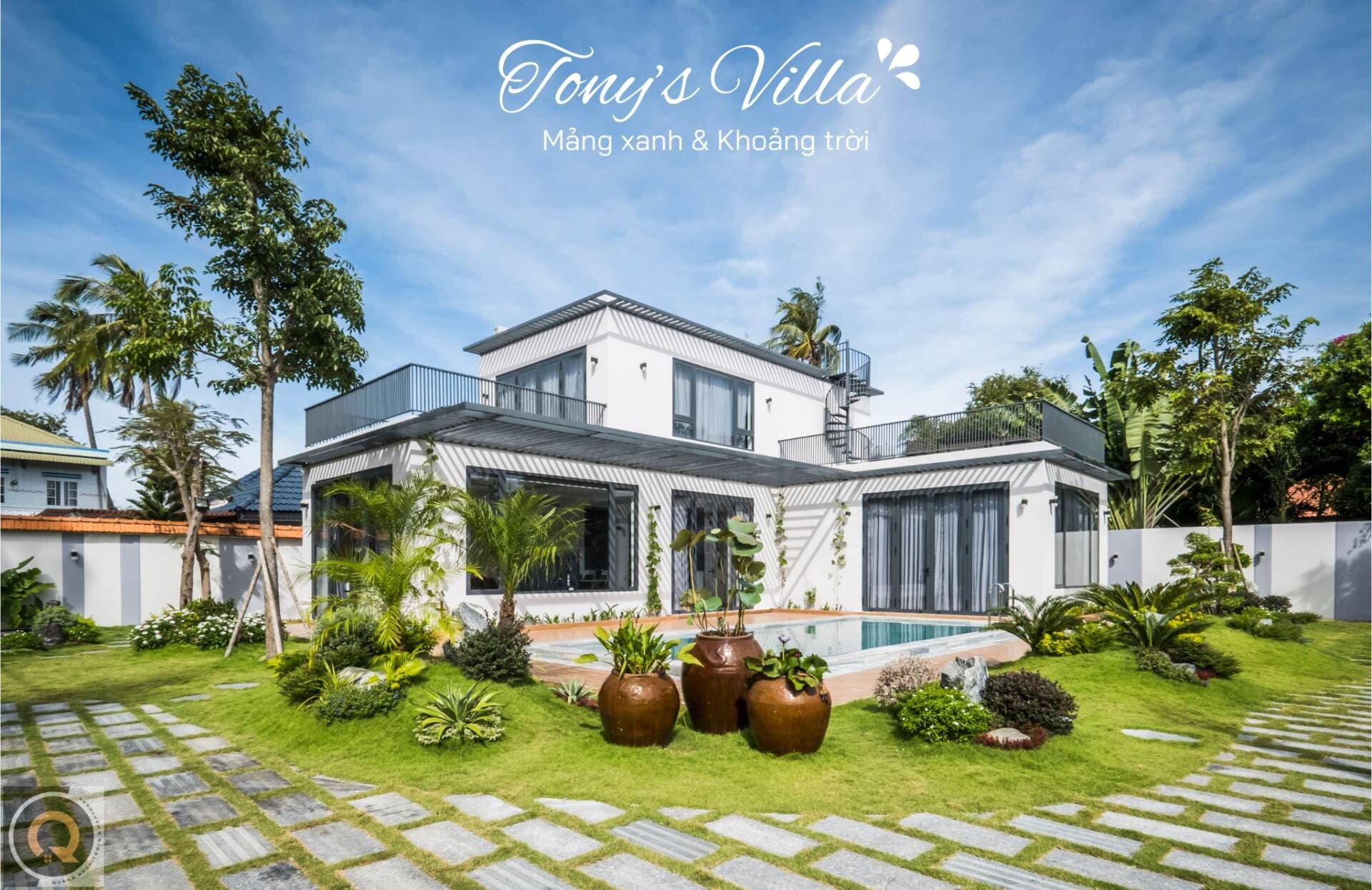 Tony's villa - Mảng xanh và Khoảng trời