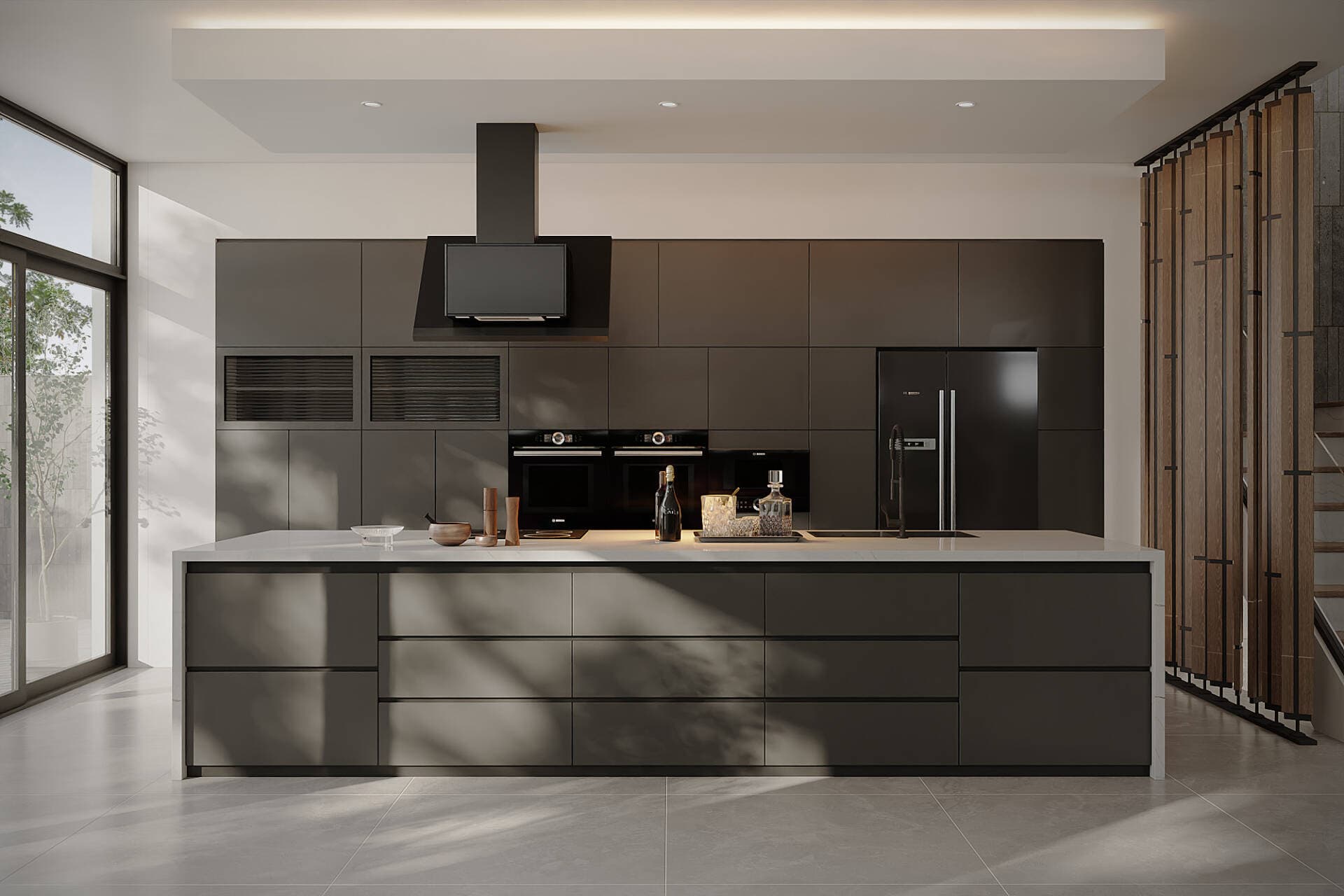 Villa HS-1140 – Kiến trúc hiện đại luxury cho doanh nhân lớn tuổi