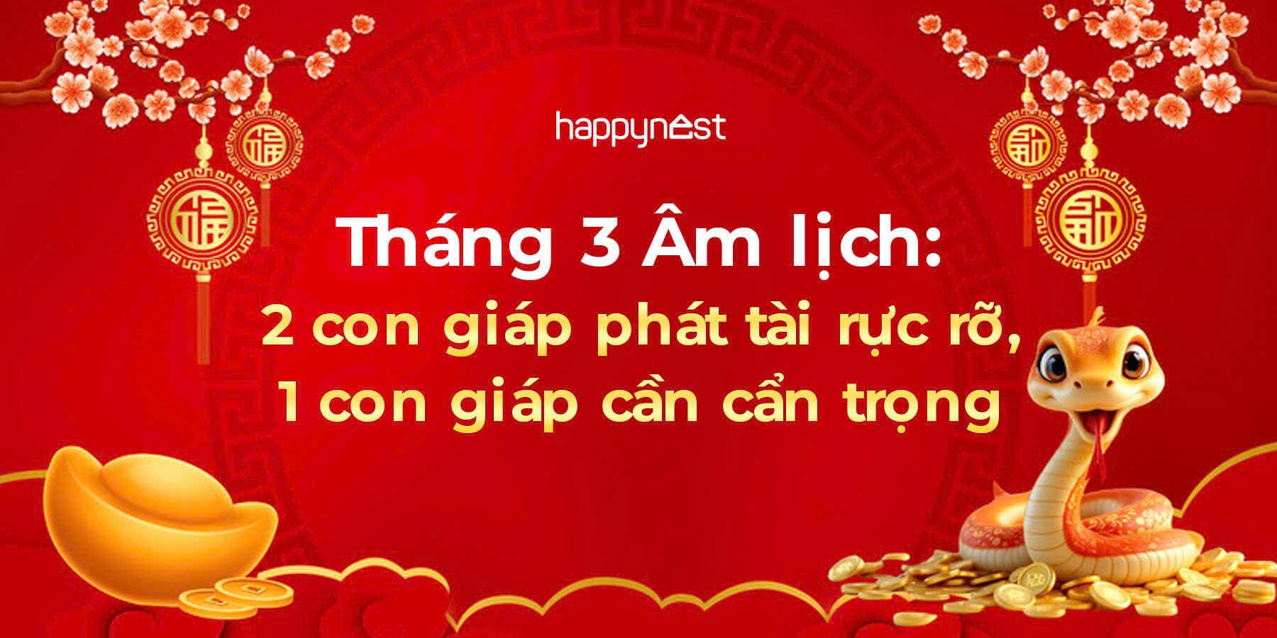 2 con giáp “trúng mánh” tài lộc, 1 con giáp dễ gặp hạn trong thời gian tới