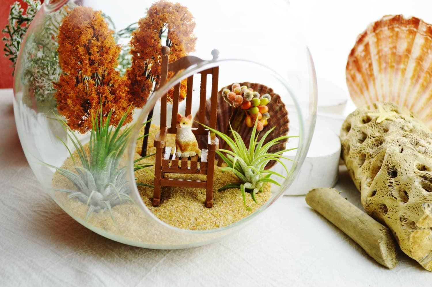 Những tiểu cảnh mini tuyệt đẹp cho không gian sống, cân bằng ngũ hành và tăng cường vượng khí