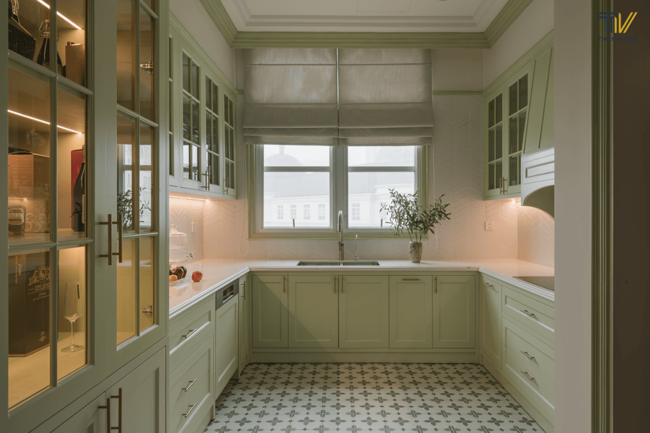 Lột xác căn bếp dự án chung cư cũ The Manor Mễ Trì
