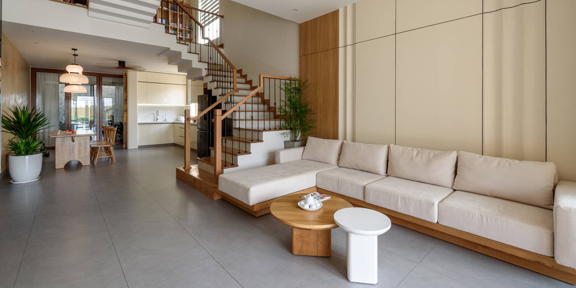 Nhà phố 3 tầng Dream House ở Đắk Lắk thiết kế mỗi tầng là một nhịp sống riêng