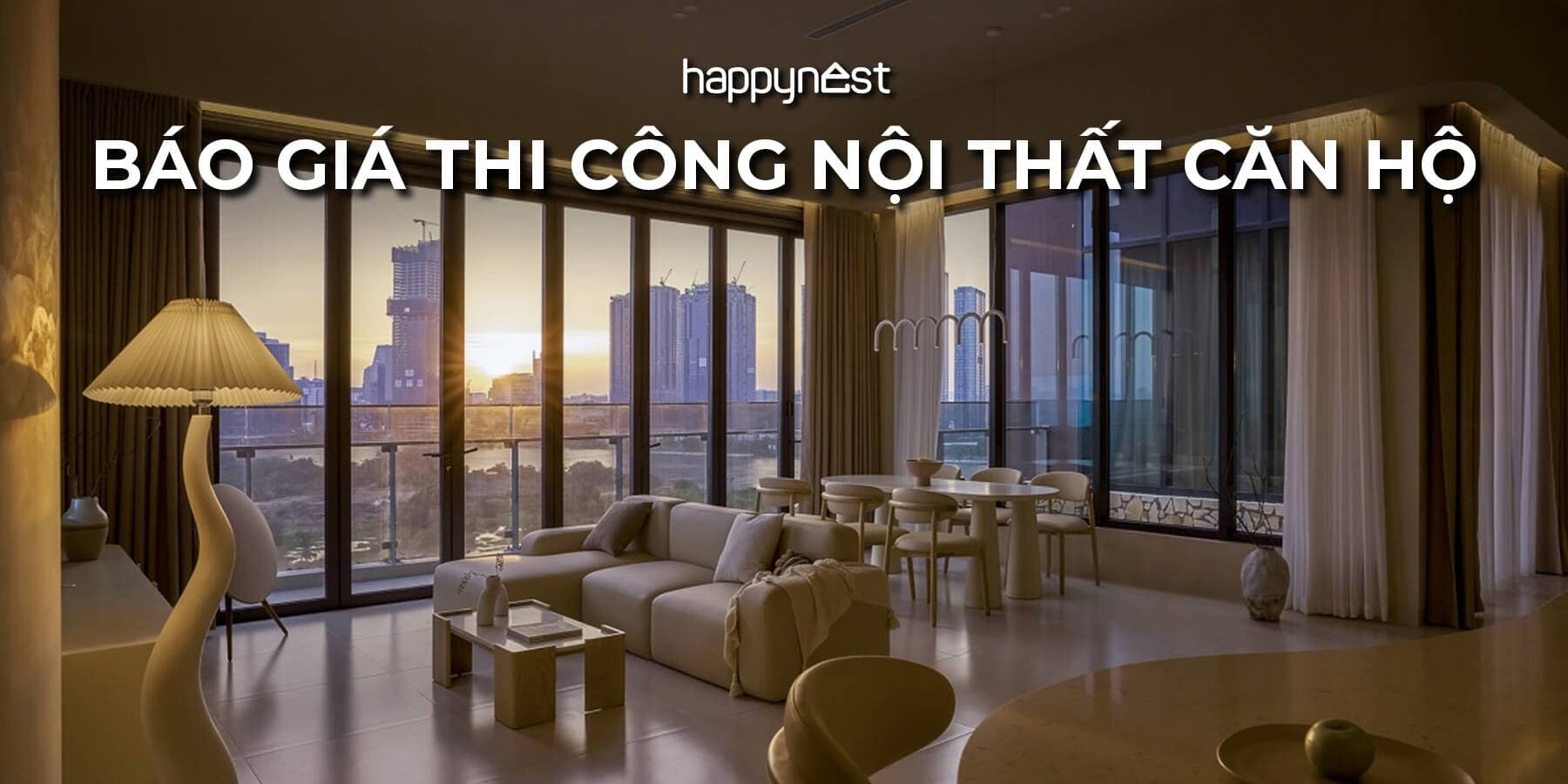 Báo giá thi công nội thất căn hộ 2026 và quy trình thực tế từ A - Z