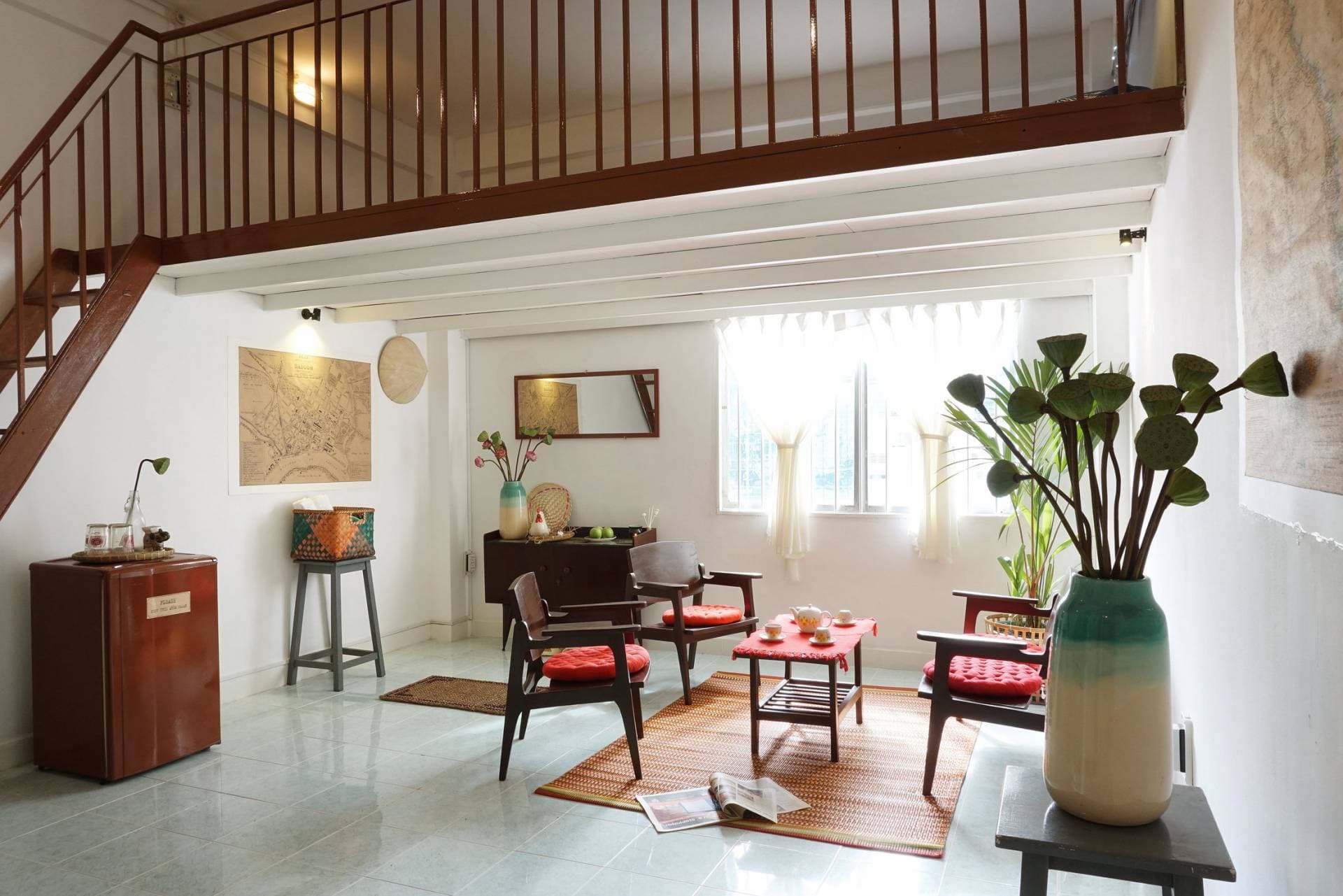 Cải tạo nhà tập thể cũ 27m2, thiết kế thêm lửng để tăng diện tích sinh hoạt