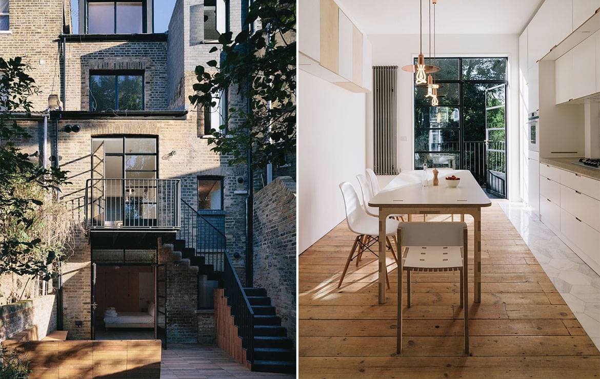 Squat House - Nét tinh tế của phong cách Nhật trong kiến trúc London cũ