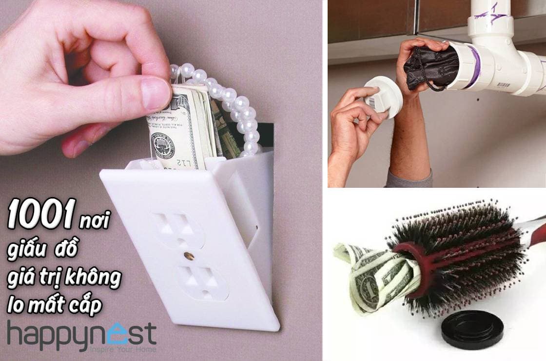 Những chỗ ẩn giấu các món đồ giá trị mà trộm không thể ngờ tới