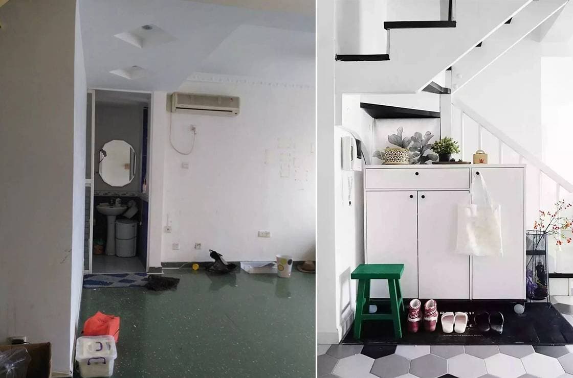 Sửa ngôi nhà 50m2 vừa tối, vừa cũ rích trở nên hiện đại và tiện nghi