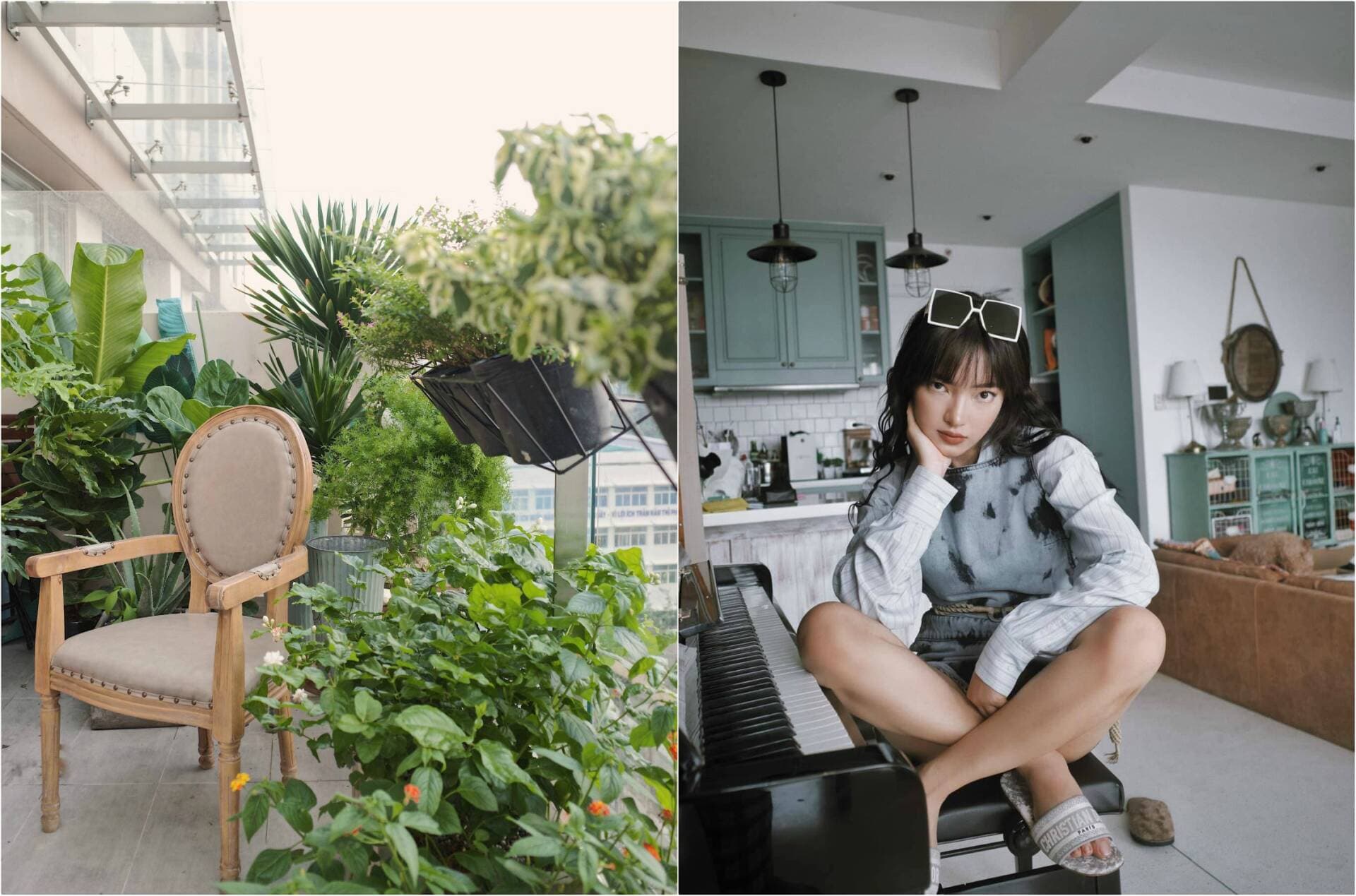Căn hộ style vintage có ban công siêu rộng 20m2 của cô nàng fashionista 23 tuổi - Châu Bùi