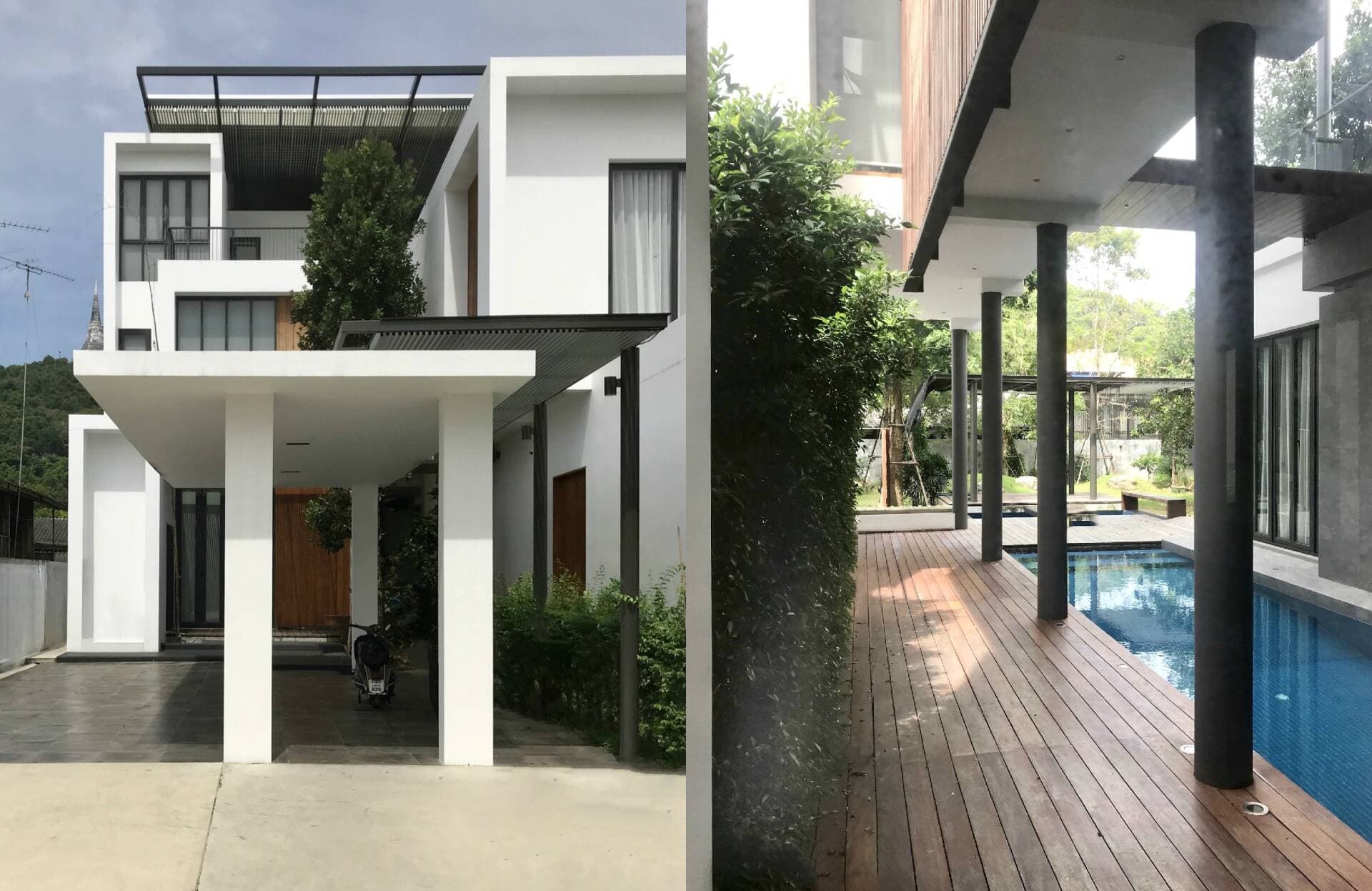 Nhà giữa phố của gia đình 5 người, thiết kế khai thác tối đa tầm nhìn cả 4 phía