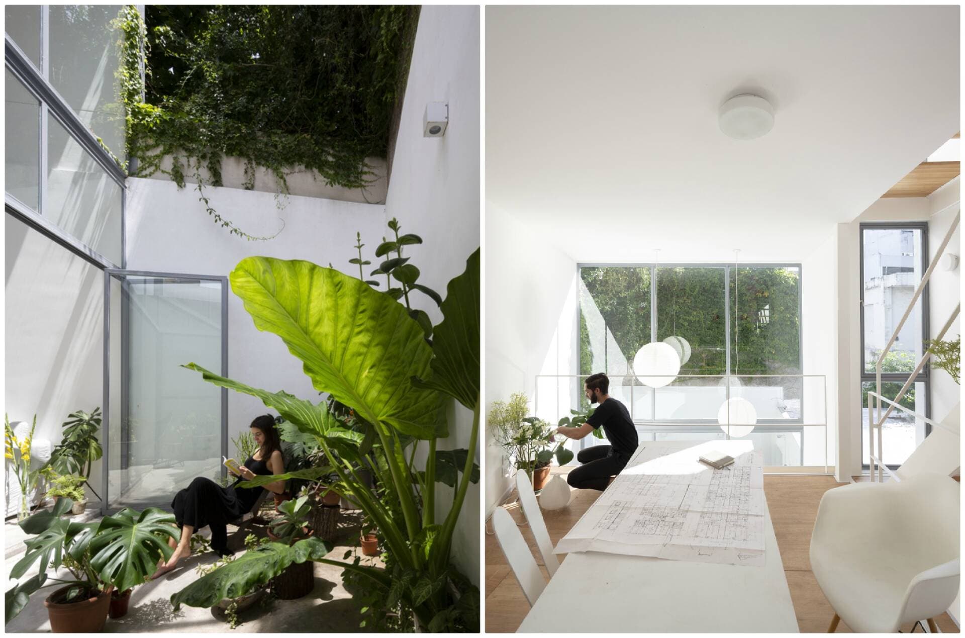 Nhà nhỏ 30m2 tăm tối, bí bách như rộng ra gấp đôi sau cải tạo, nằm sâu trong hẻm nhưng vẫn sáng thoáng và có cả sân vườn