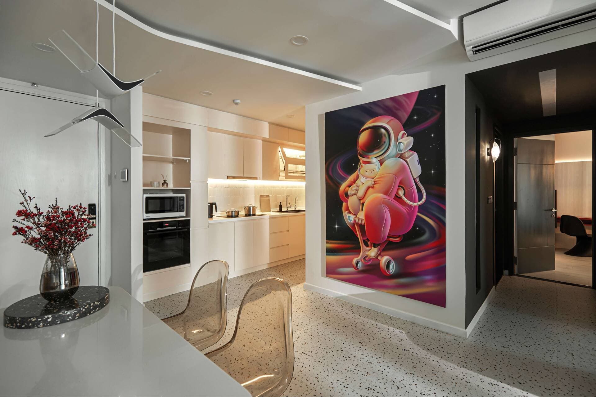 Căn hộ Mặt Trăng 85m2 hoàn thiện với 650 triệu đồng, thiết kế riêng cho gia chủ cầu toàn và “khó chiều”