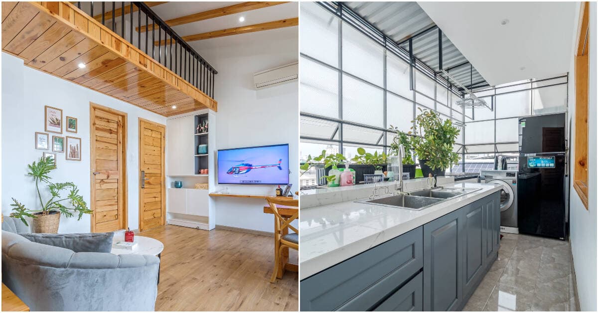 Căn hộ cũ 45m2 xập xệ ẩm mốc biến hóa “đẹp xiêu lòng” với chi phí cải tạo 500 triệu đồng