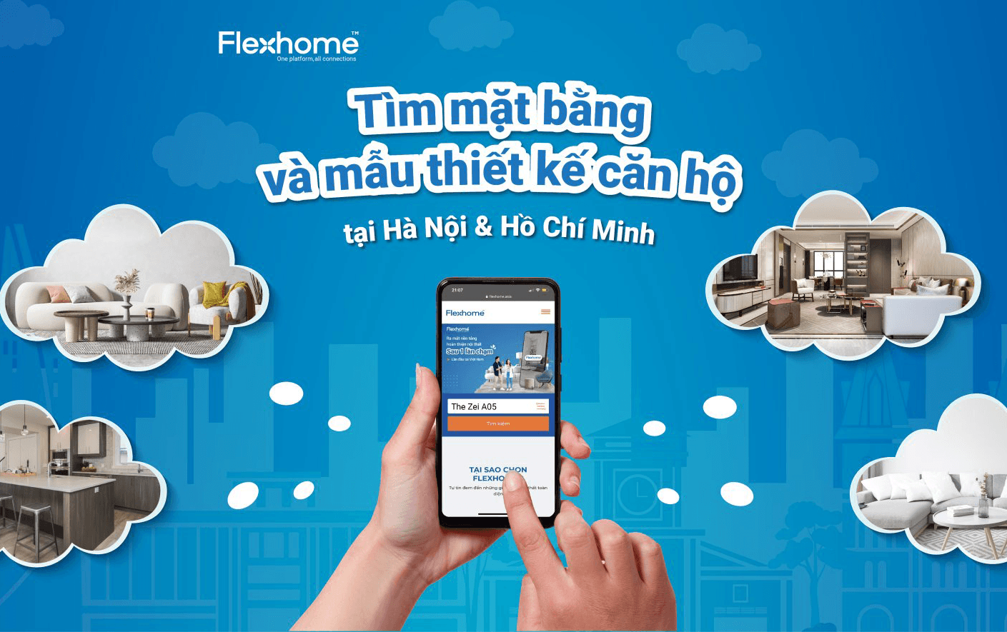 Nền tảng Flexhome - công cụ hỗ trợ các gia chủ tìm kiếm ý tưởng thiết kế cho không gian sống của mình