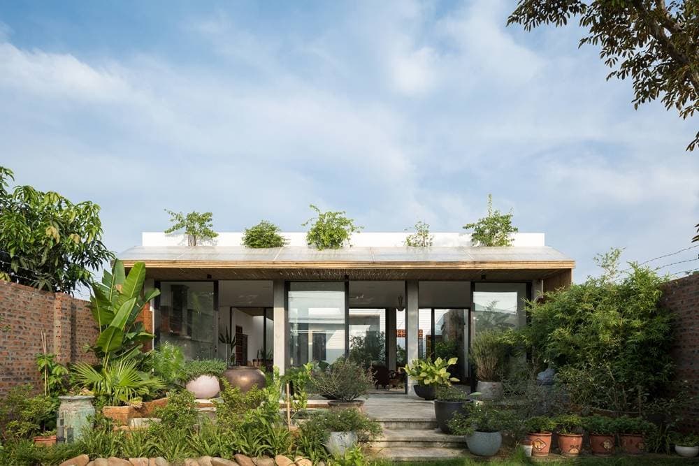 Lấy cảm hứng từ thiên nhiên, Dế House đẹp như một biệt thự nghỉ dưỡng ở vùng quê yên bình và an tĩnh